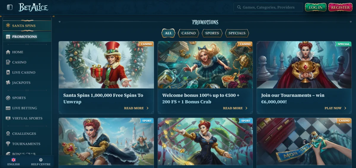 betalice casino bonus